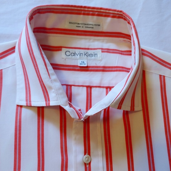 Calvin Klein Striped Dress Shirt - Picture 1 of 6